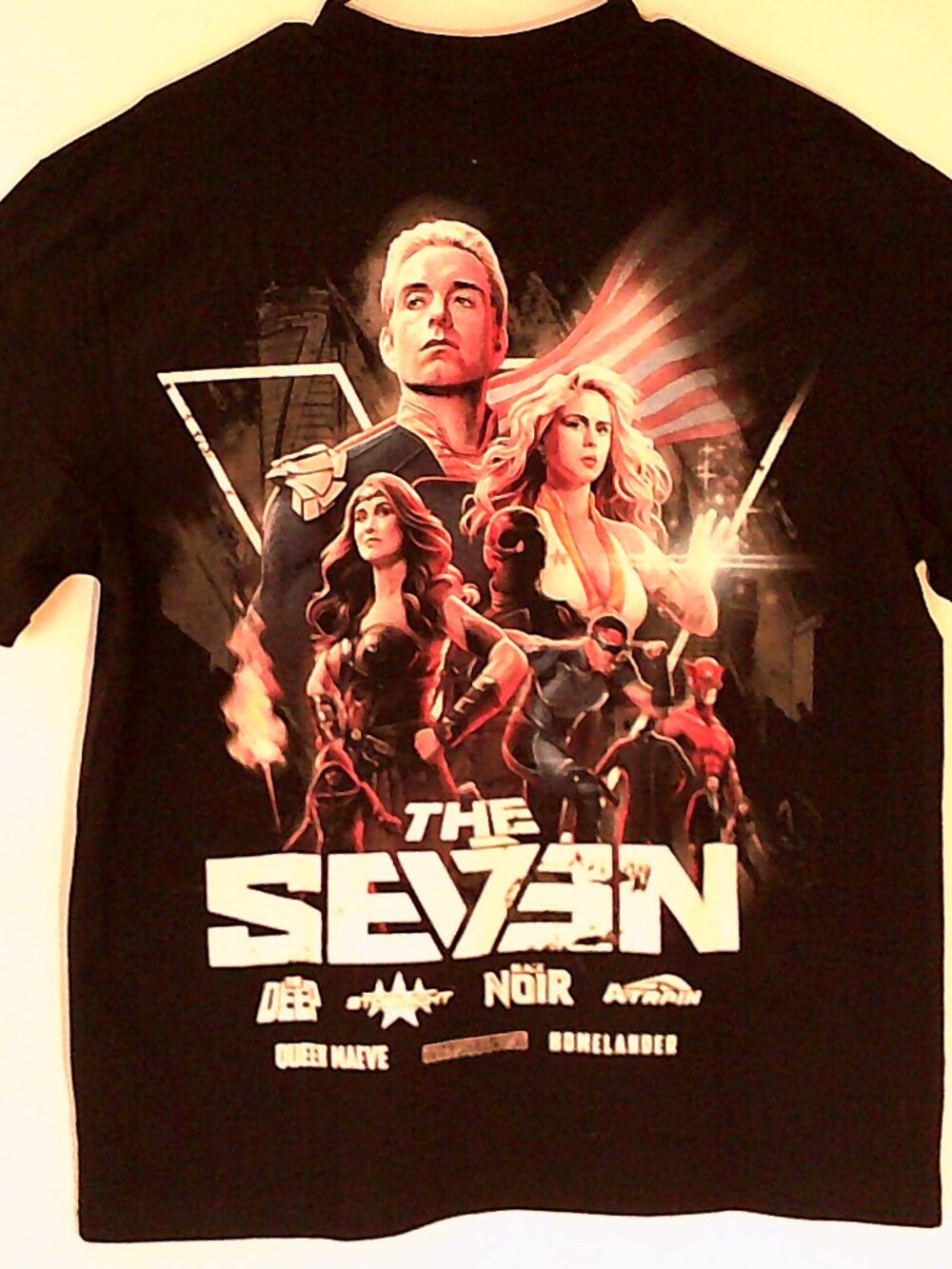 NEW SHOE PALACE "The Boys - The Seven Vought Tee" MEN'S BLACK T-SHIRT M TBSS101